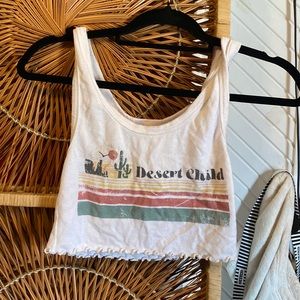 Grayson threads crop top off white